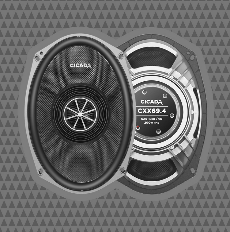 Cicada Audio CXX69.4 6×9-INCH PRO COAXIAL SPEAKERS – 4Ω