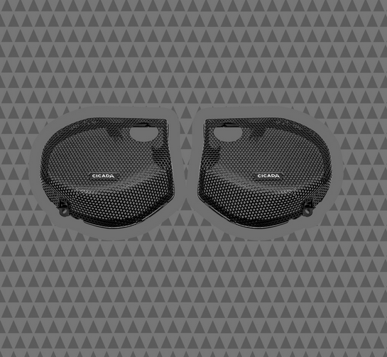 2024+ Street Glide Cicada Audio® Branded Grilles w/ RR05T mounts (24CHDSGGT-05)