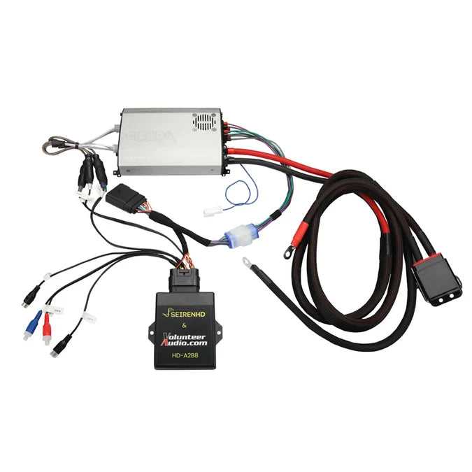Cicada Audio FLX1400.4 Plug & Play Amp For Harley Davidson® 2024-Up Base Model Street Glide & Road Glide / 2023.5-Up CVO Street Glide & Road Glide Motorcycles ( FLX1400 4 )