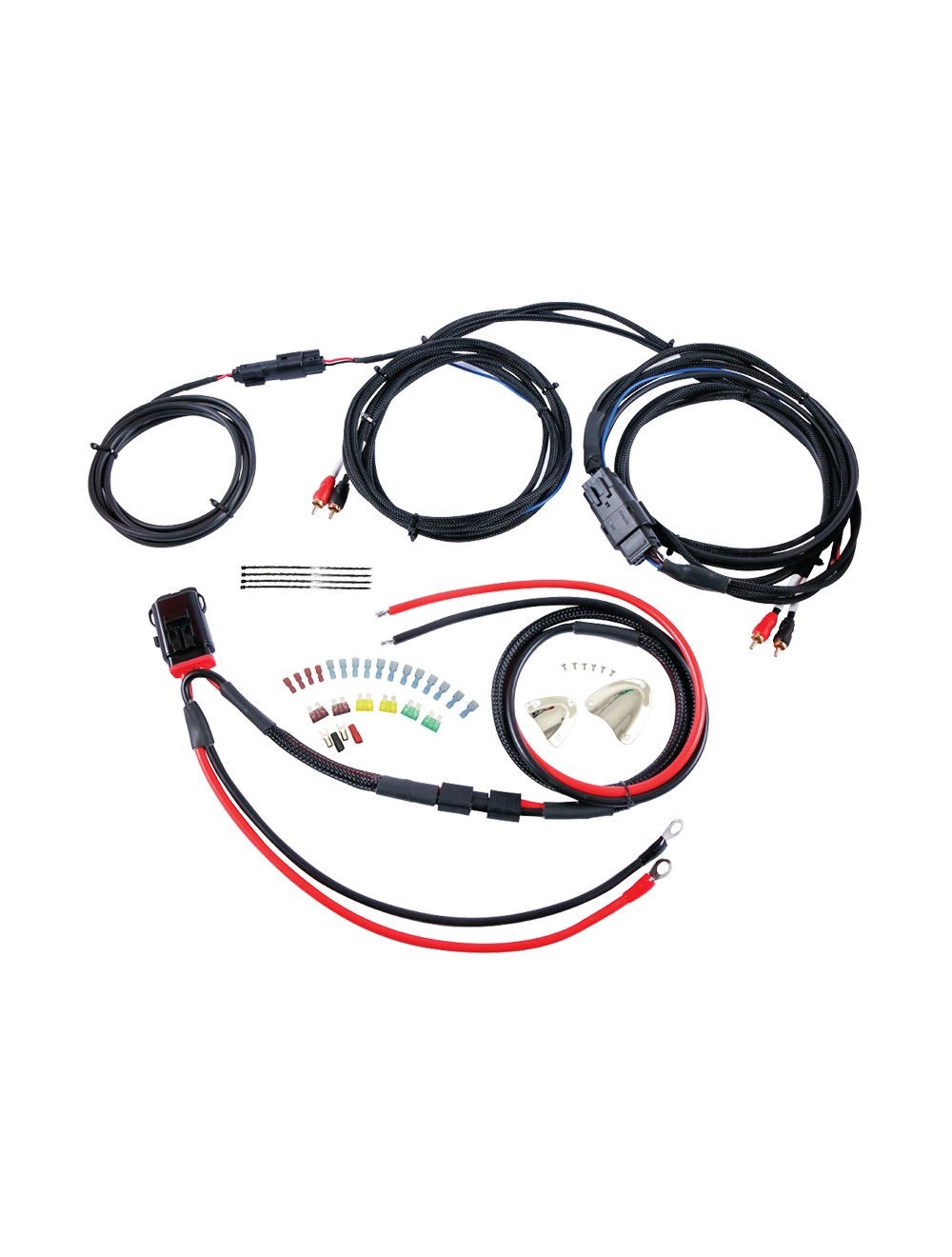 Harley Davidson Specific 2-Ch Audio Wiring Kit (All Harley Baggers 1998-2019)