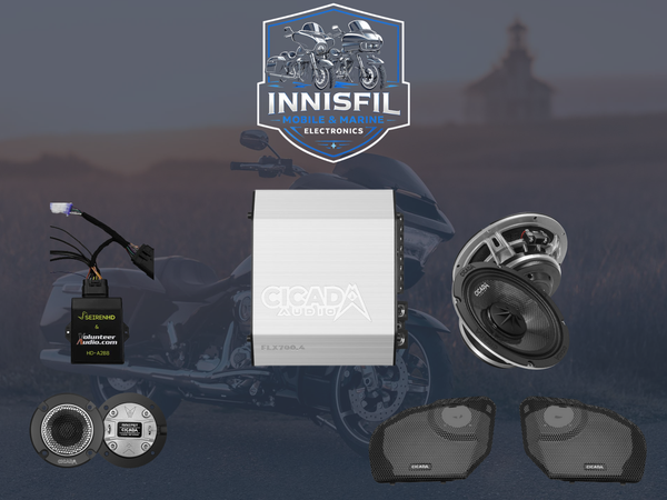 Motorcycle Audio For Harley-Davidsons-Street-Glide-Road-Glide