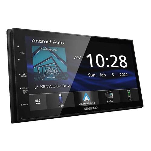 Kenwood DMX4707S 6.8" Double-Din WVGA Monitor Mech-less Apple Carplay and Android Auto Car Audio Receiver