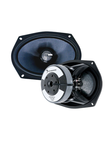 Diamond Audio 2-way 6"X9" High-Output CoaxSub, 130W RMS Power Handling 2Ω - MS692CX2