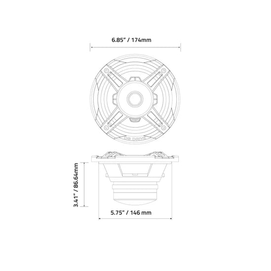 Euphoria XPERT EX6NC-CFV2 6.5" Speakers