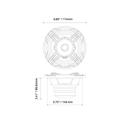 Euphoria XPERT EX6NC-CFV2 6.5" Speakers