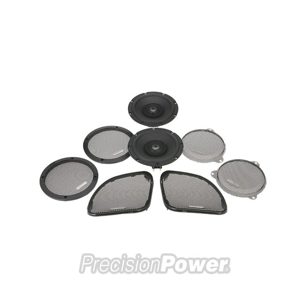 PRECISION POWER Fairing Speaker Upgrade Kit for 2014+ Harley-Davidson® Touring Models (PPHD14.654 - 6.5"-4-ohm)