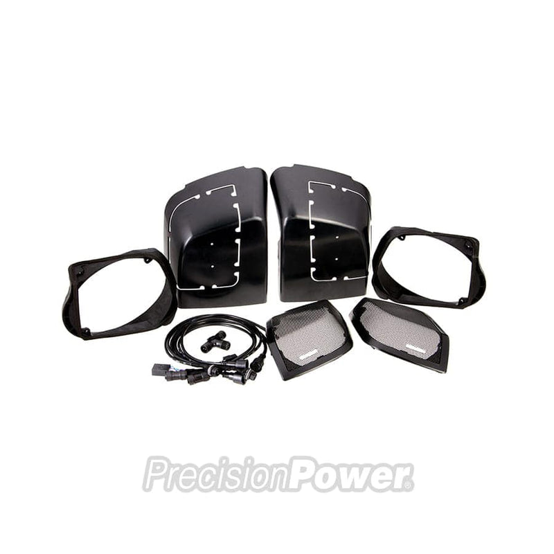 PRECISION POWER Saddlebag Speaker Installation Kit for 2014+ Harley-Davidson® Touring Models (HD14.SBS)