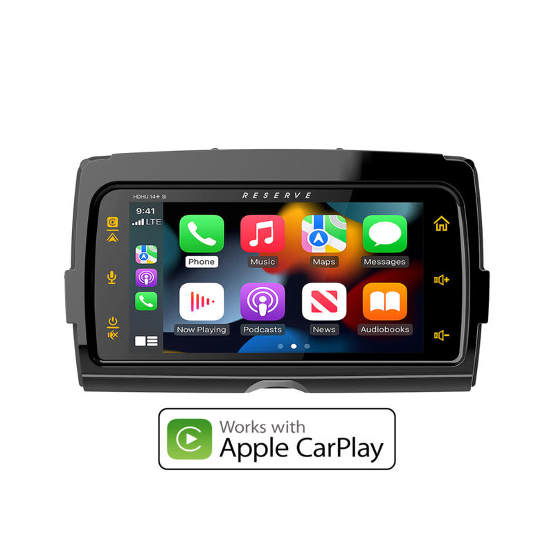 Precision Power HDHU.14si Headunit  Plug-n-Play Upgrade for 2014+ Harley Davidson® Touring Motorcycles with Apple CarPlay®, Android Auto® & SiriusXM® Tuner Ready