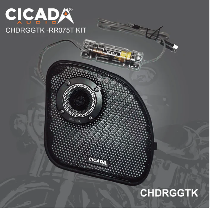 Cicada Audio CHDRGGTK – HD ROAD GLIDE “KIDNEY” GRILL W/TWEETER