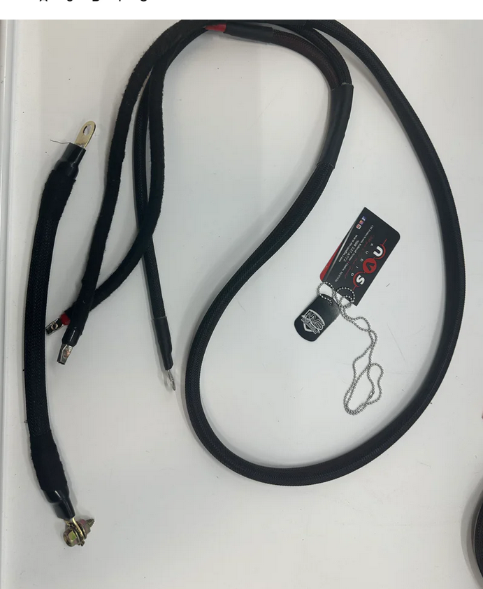 NVS Audio wire harness 4 gauge 1 amp in faring power / ground kit only