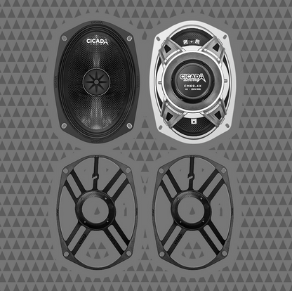 CXK69.2 6X9" MIDBASS 2WAY COMPONENT SPEAKER KIT 2Ω