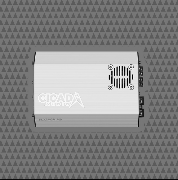 Cicada Audio FLX1400.4P 350w x 4 CH DSP Amplifier