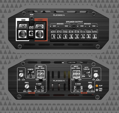 CICADA AUDIO  FLX1000.4 250w x 4 CH Amplifier