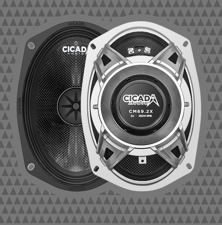 Cicada Audio 24FLXPCM-4X8RG 1400w 4CH DSP AMP & 8 COMPONENT SPEAKER H-D® ROAD GLIDE® COMPLETE SYSTEM