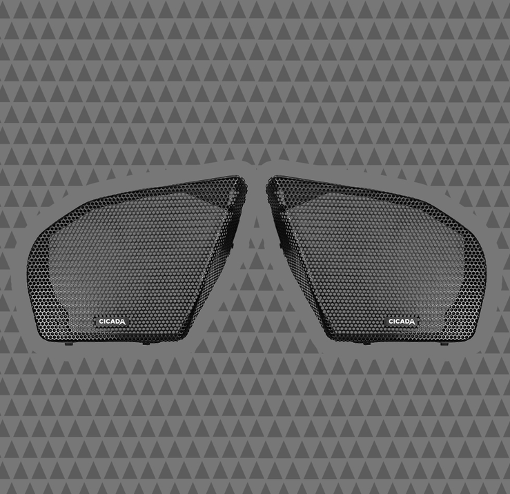 Cicada Audio 24FLXPCHX-4X4RG 1400w 4CH DSP AMPLIFIER & 4 PRO COAXIAL HORN SPEAKER H-D® ROAD GLIDE® COMPLETE SYSTEM