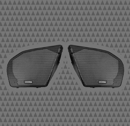 Cicada Audio 24FLXPCHX-4X4RG 1400w 4CH DSP AMPLIFIER & 4 PRO COAXIAL HORN SPEAKER H-D® ROAD GLIDE® COMPLETE SYSTEM
