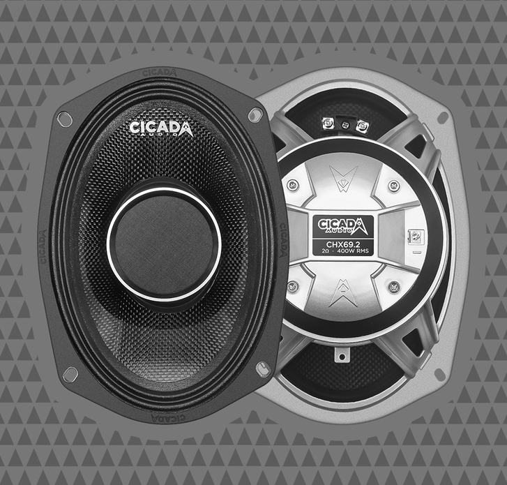 Cicada Audio 24FLXPCHX-4X4RG 1400w 4CH DSP AMPLIFIER & 4 PRO COAXIAL HORN SPEAKER H-D® ROAD GLIDE® COMPLETE SYSTEM
