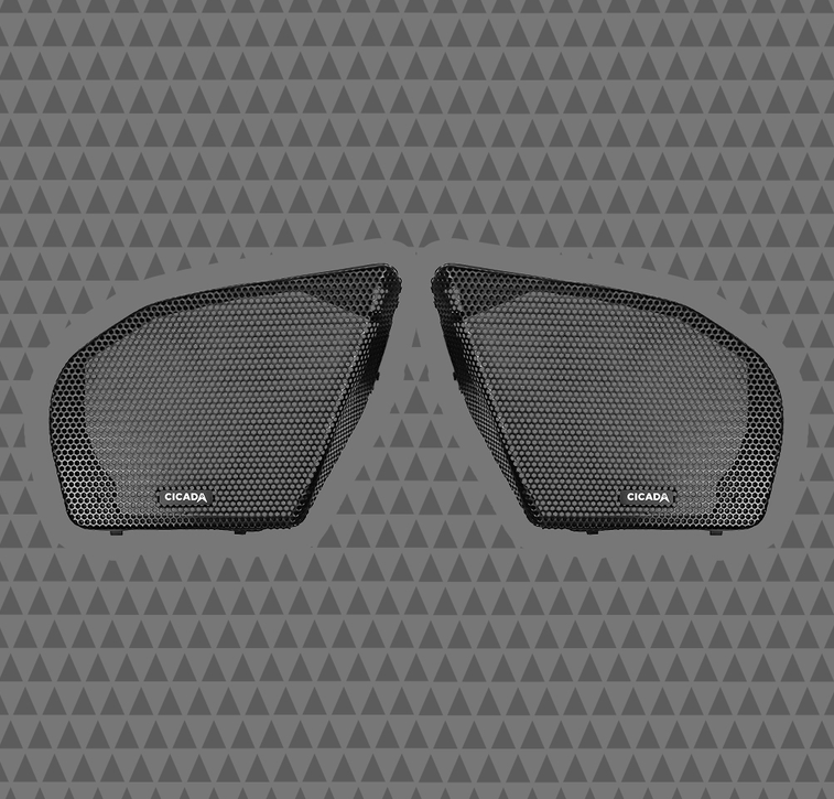 Cicada Audio  24FLXPCH-4X4RG 1400W 4CH DSP AMPLIFIER & 4 COAXIAL HORN SPEAKER H-D® ROAD GLIDE® COMPLETE STSTEM