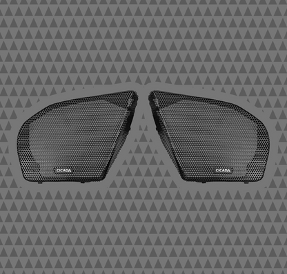 Cicada Audio  24FLXPCH-4X4RG 1400W 4CH DSP AMPLIFIER & 4 COAXIAL HORN SPEAKER H-D® ROAD GLIDE® COMPLETE STSTEM