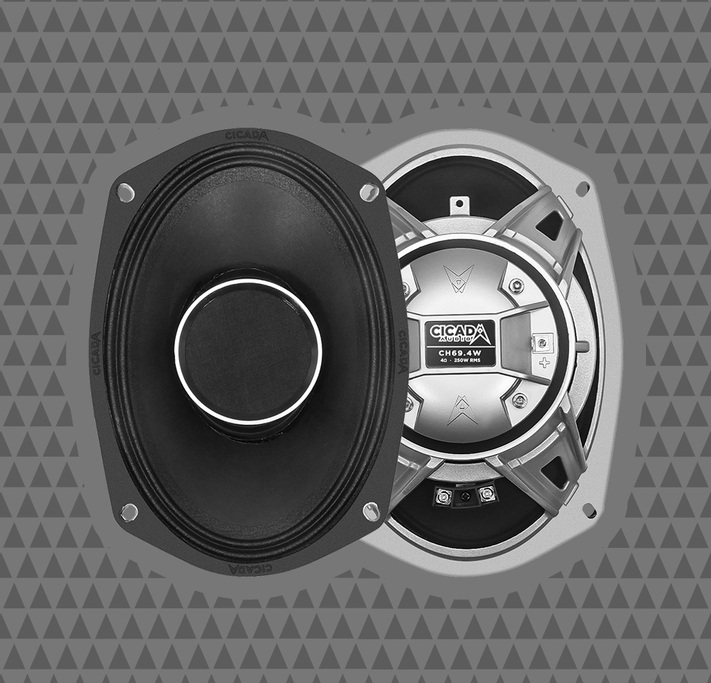 Cicada Audio  24FLXPCH-4X4RG 1400W 4CH DSP AMPLIFIER & 4 COAXIAL HORN SPEAKER H-D® ROAD GLIDE® COMPLETE STSTEM