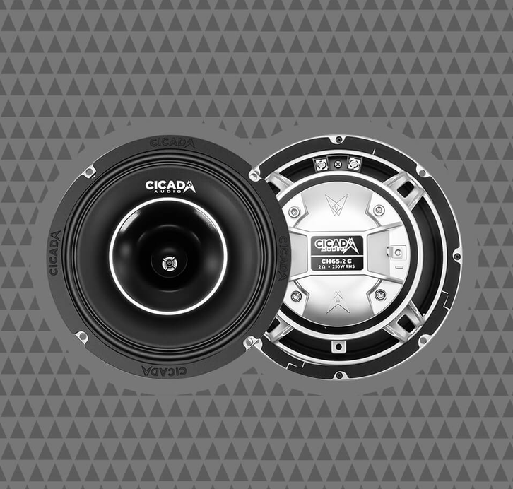 Cicada Audio  24FLXPCH-4X2RG 700w 4CH DSP AMPLIFIER & 2 COAXIAL HORN SPEAKER H-D® ROAD GLIDE® COMPLETE SYSTEM