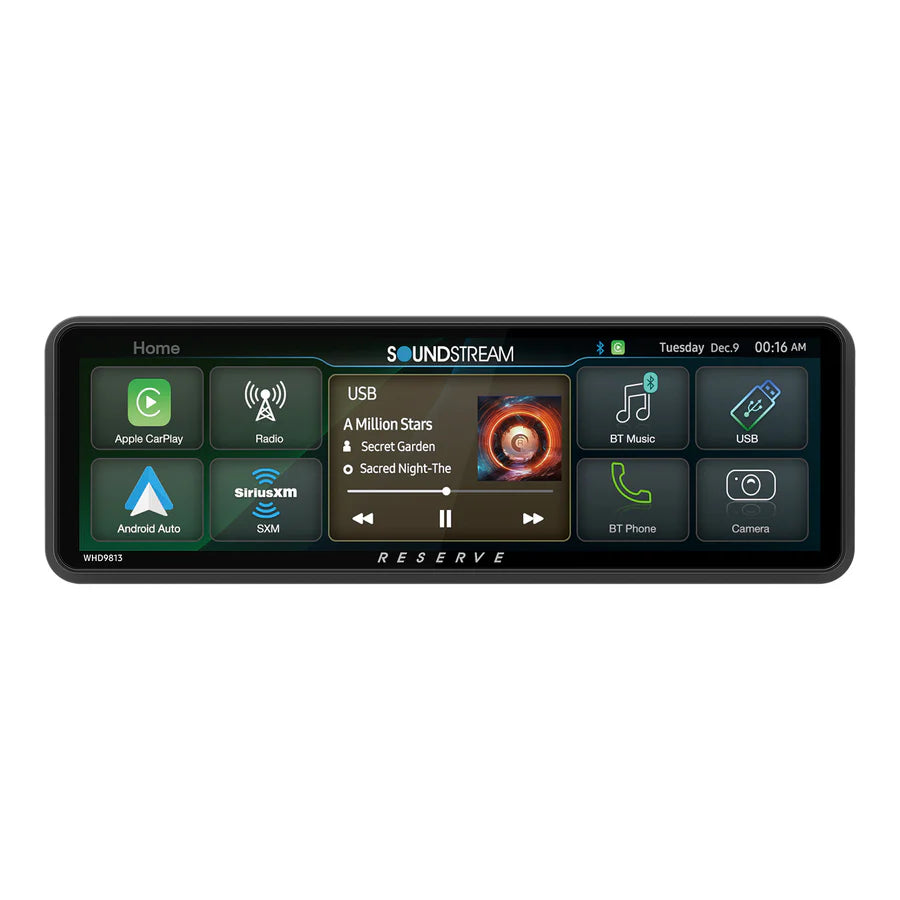 Precision Power WHD.9813 Motorcycle Head Unit for 1998-2013 Harley-Davidson Touring - Soundstream Reserve