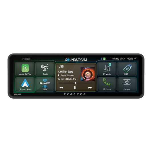Precision Power WHD.9813 Motorcycle Head Unit for 1998-2013 Harley-Davidson Touring - Soundstream Reserve