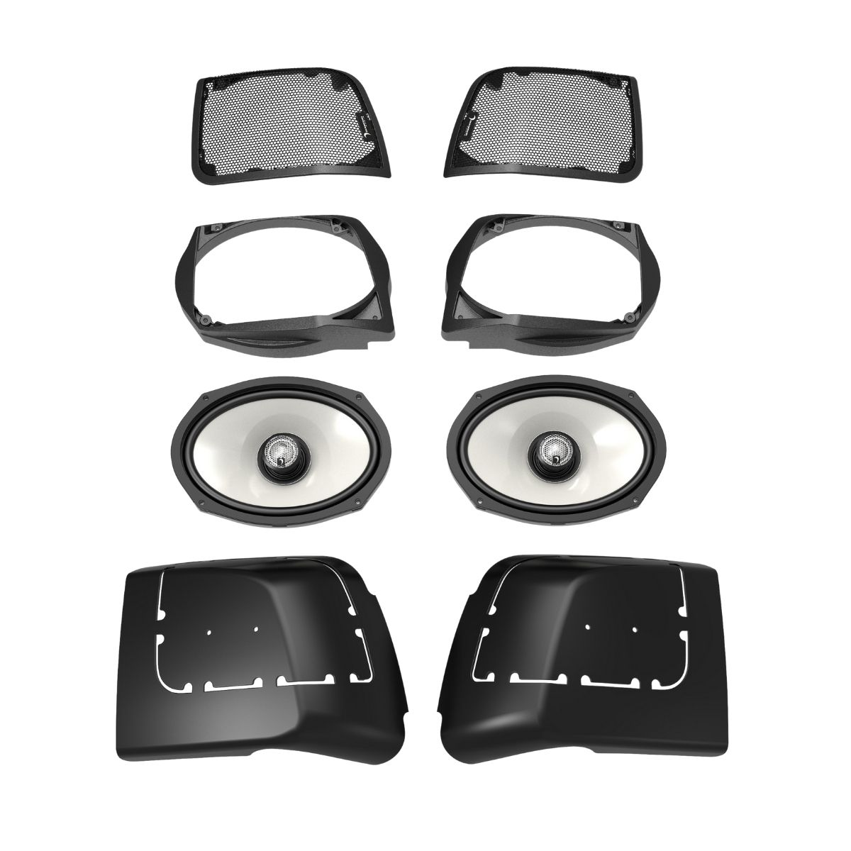 Diamond Audio 14+ Harley Davidson Cut in Lid Kit with HXM69F4