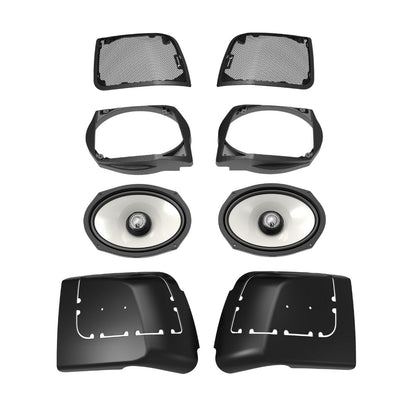Diamond Audio 14+ Harley Davidson Cut in Lid Kit - MSHXM692LK (2Ω)