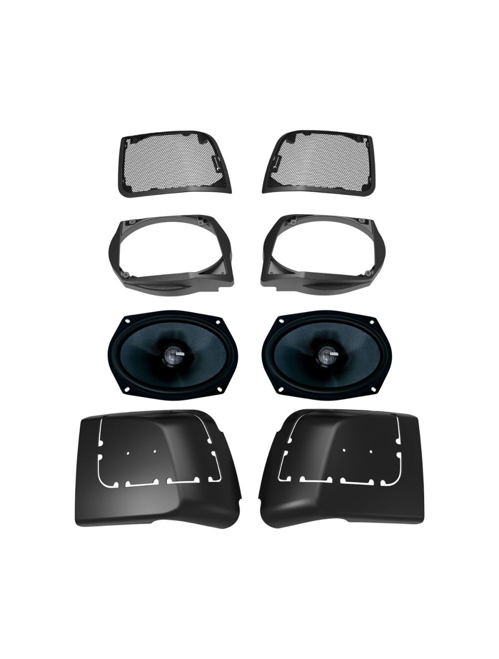 Diamond Audio 14+ Harley Davidson Cut in Lid Kit with MS69CX - MSMS694LK