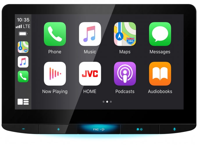 JVC KW-Z1000W Monitor with Receiver