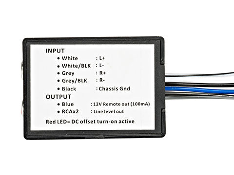 Kicker KISLOC2 Stereo Line-Output Converter (with remote turn-on wire)
