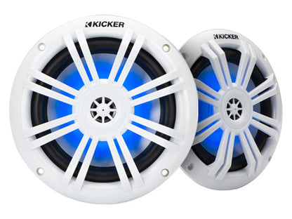 Kicker 49KM604WL-KM 6.5" 4Ω Blue LED Coaxial