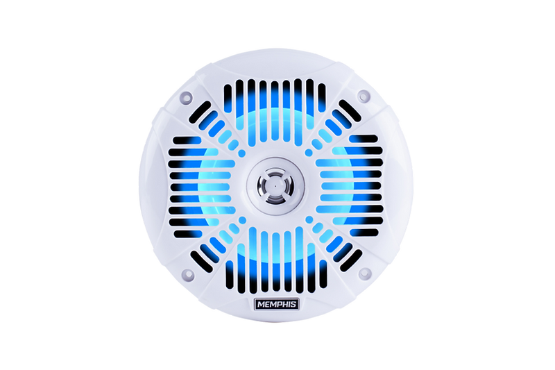 Memphis Audio MXA602SLW - 6.5" Coaxial White With Blue LED