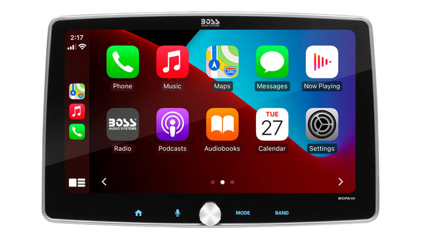BOSS Audio 10.1", Apple CarPlay & Android Auto, Multimedia Player (BSBCPA10)