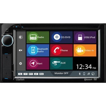Clarion VX387 DVD/CD receiver with 6″ touchscreen and AM/FM tuner