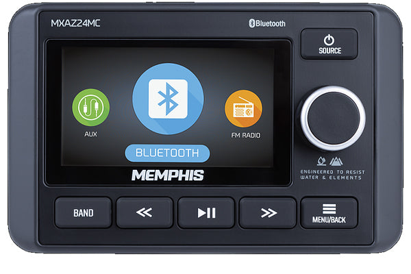 Memphis Audio Bluetooth Multi Zone Media Center With Video Input-MXAZ24MC