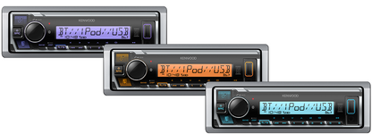 Kenwood SDin Mechless Marine Receiver (USB / AUX / BT / Alexa / SXM Ready)