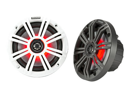 Kicker KM 6.5" 4Ω LED Coaxial-45KM654L